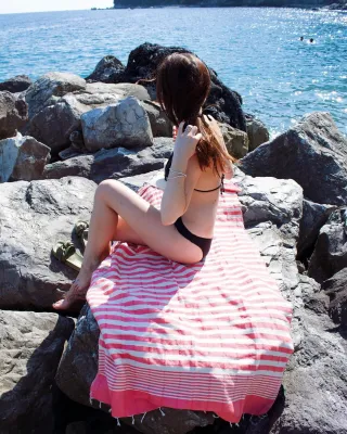 Bye-bye Frottee, hallo Hamamtuch: Hamamista holt das Pestemal nach Deutschland Bild: Bye-bye Frottee, hallo Hamamtuch: Hamamista holt das Pestemal nach Deutschland