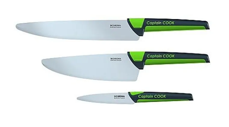 Profi Kinder Kochmesser - CHROMA CAPTAIN COOK - professional cnives for smaller hands Bild: Profi Kinder Kochmesser - CHROMA CAPTAIN COOK - professional cnives for smaller hands