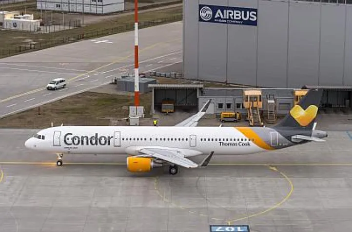 Bild: Condor erhält ersten Airbus A321-211 mit neuer Lackierung ab Werk