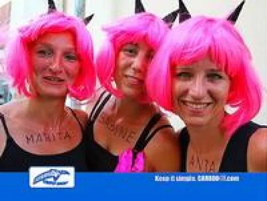 Bild: Carboo4U versorgte den 11. Dieburger Stadtlauf bei einem närrischen Lauftreiben