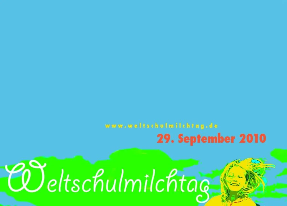 Aktionskarte zum Weltschulmilchtag