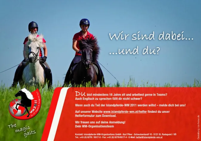 Bild: „Magic People“ bei der Islandpferde WM 2011
