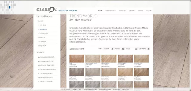 Bild: Relaunch der Website classen.de