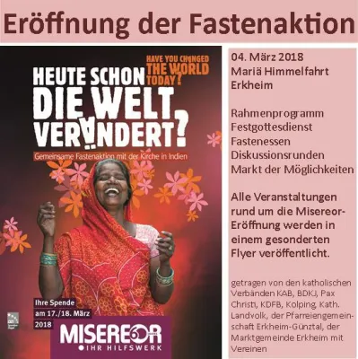 Bild: Kolping-Nationalpräses aus Indien bei Misereor-Eröffnung in Erkheim