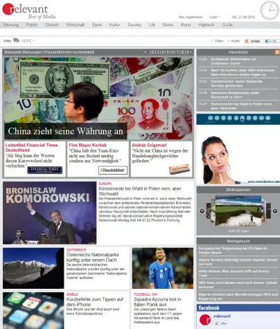 Nachrichtenportal relevant.at: Traffic etabliert in den ersten vier Monaten Bild: Nachrichtenportal relevant.at: Traffic etabliert in den ersten vier Monaten