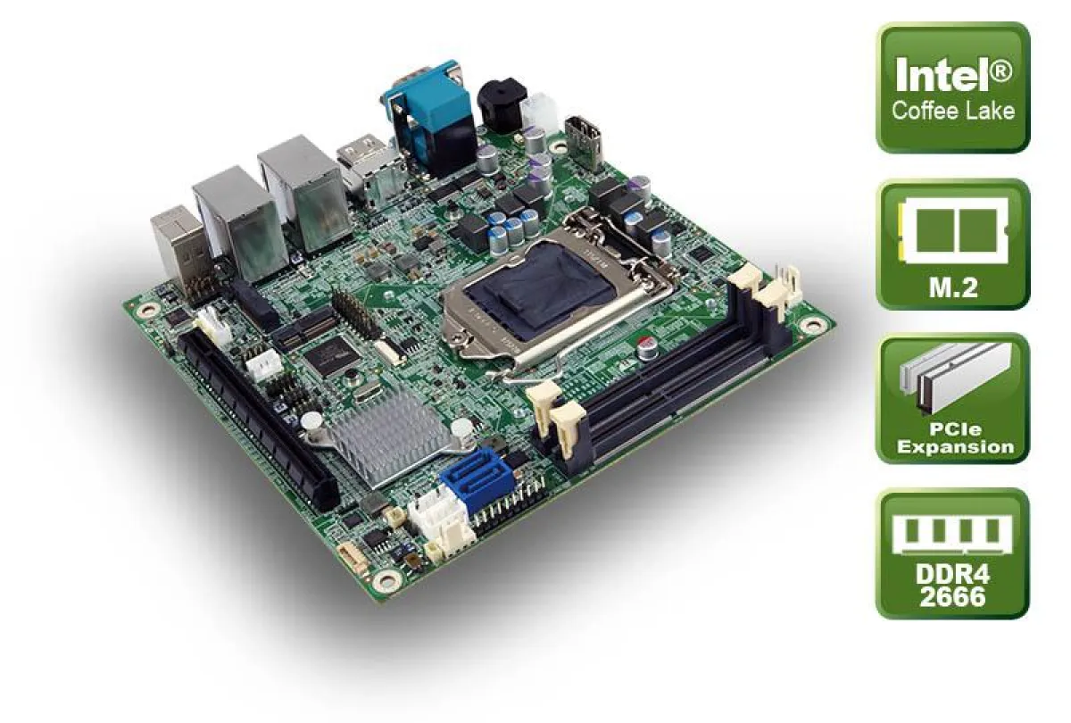 KINO-DH310 ? Mini-ITX Board mit Coffee Lake CPU