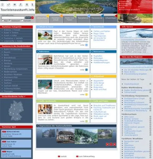 Touristenauskunft.info - Urlaub mit Qualität in Deutschlands Top-Regionen Bild: Touristenauskunft.info - Urlaub mit Qualität in Deutschlands Top-Regionen