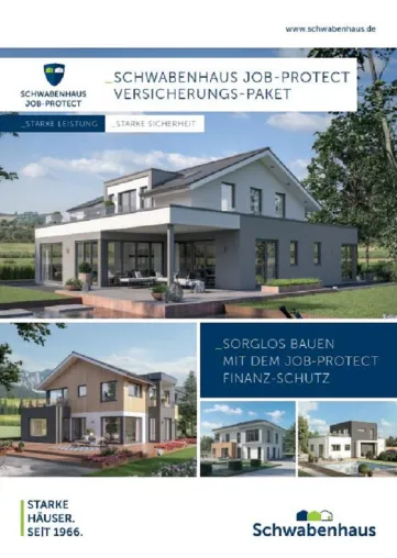 Bild: Sorglos Bauen mit dem Schwabenhaus Job-Protect Versicherungs-Paket
