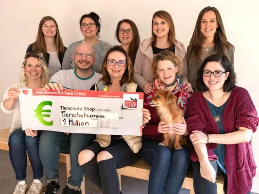 Bild: Eine Million Euro Geld-Prämie für Tierschutzvereine gesammelt