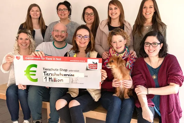 Bild: Eine Million Euro Geld-Prämie für Tierschutzvereine gesammelt