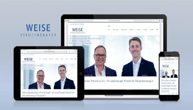 Aufgefrischt: Neuer Webauftritt der Weise Steuerberater Partner online Bild: Aufgefrischt: Neuer Webauftritt der Weise Steuerberater Partner online