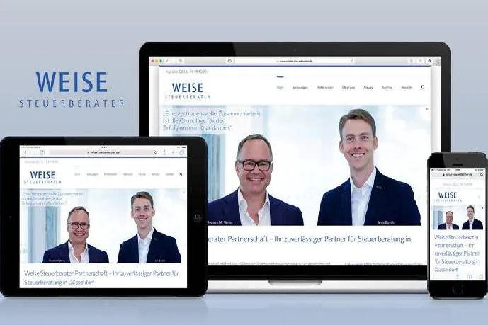 Bild: Aufgefrischt: Neuer Webauftritt der Weise Steuerberater Partner online