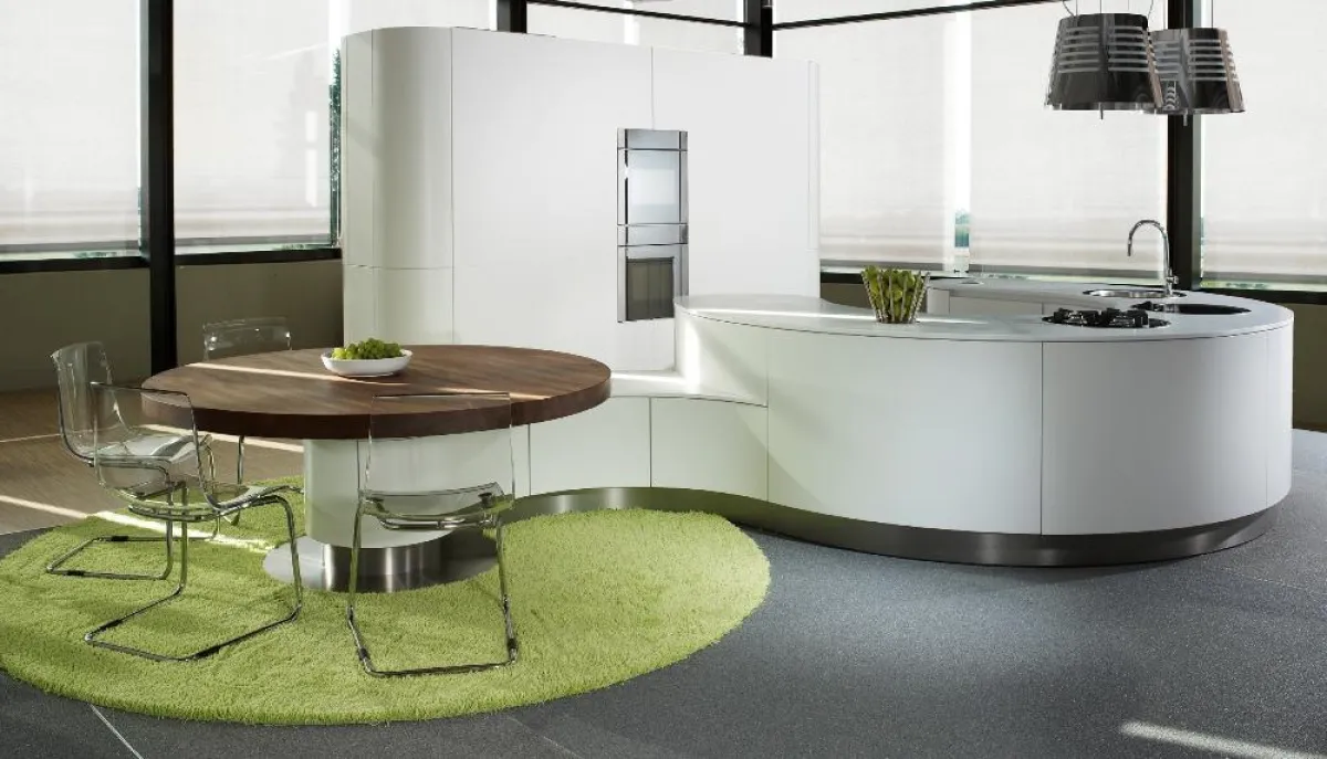 Rundum erreichbar, wird die runde Küche in jedem Zuhause zum Mittelpunkt des Geschehens. Bild: tdx/GK's Production