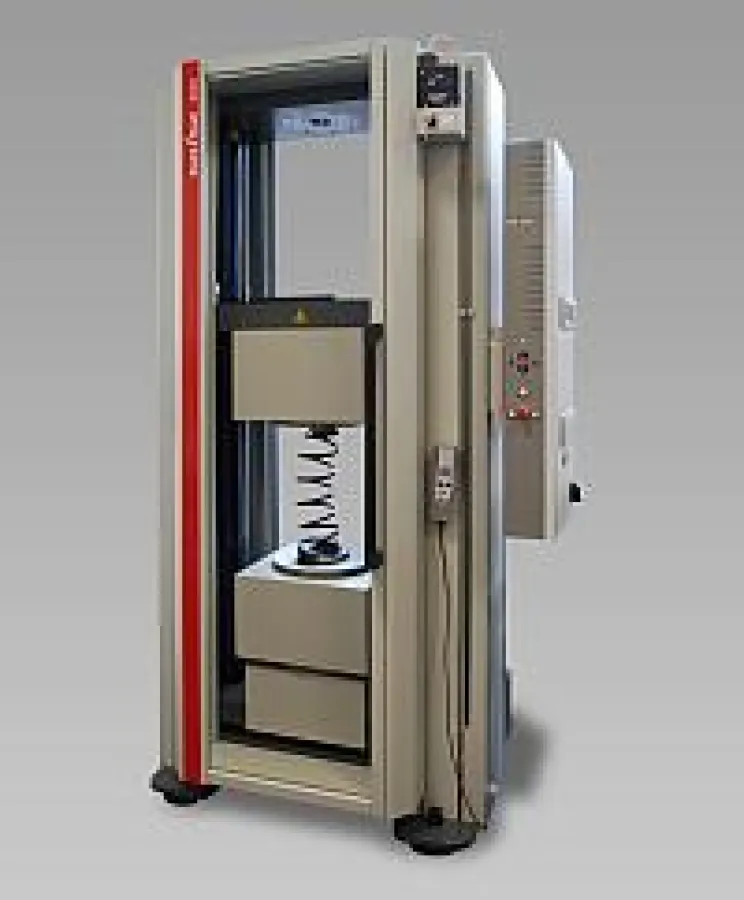 Material-Prüfmaschine Allround-Line mit mehrkanaliger Federprüfvorrichtung