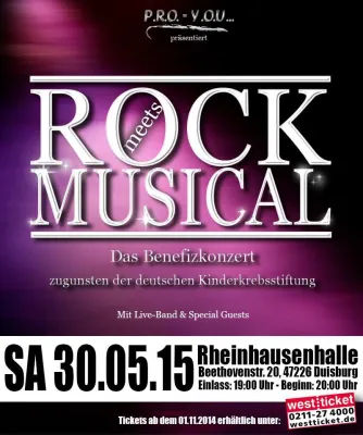 Rock meets Musical“ - Sponsoren gesucht Bild: Rock meets Musical“ - Sponsoren gesucht