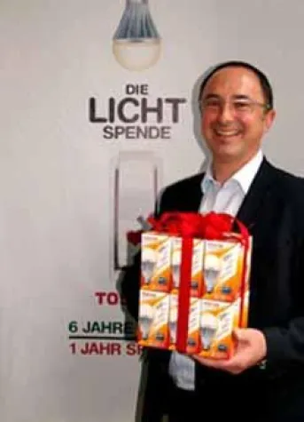 Toshiba New Lighting Systems startet Charity-Aktion „Die Lichtspende“ Bild: Toshiba New Lighting Systems startet Charity-Aktion „Die Lichtspende“