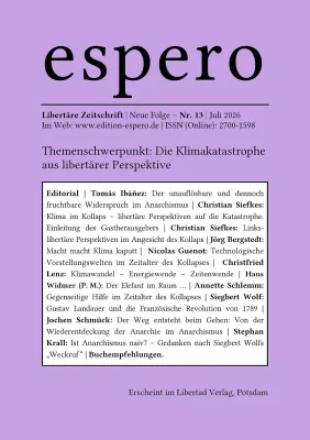 Bild: espero #13: Anarchismus im Zeichen der Klimakrise