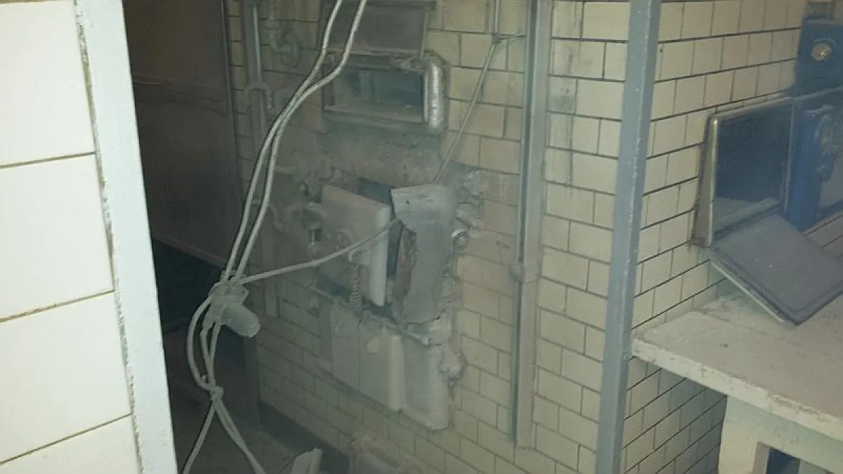 Steinofen der Bäckerei Münch-Wollersheim wurde bei der Explosion völlig zerstört.