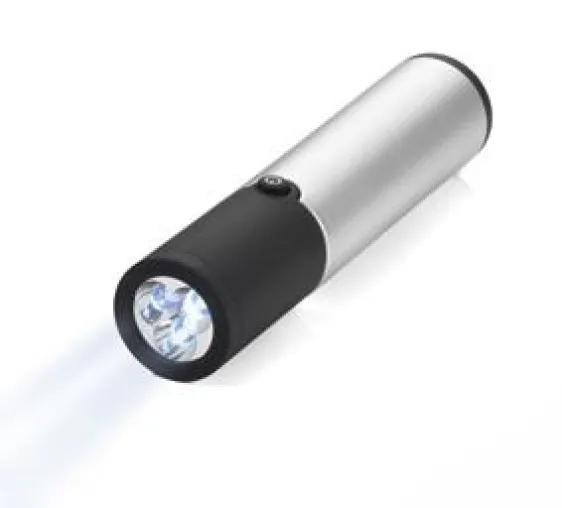 Bild: Ganz schön helle: umweltschonende LED Taschenlampe - Funktioniert ohne Batterien und Steckdose
