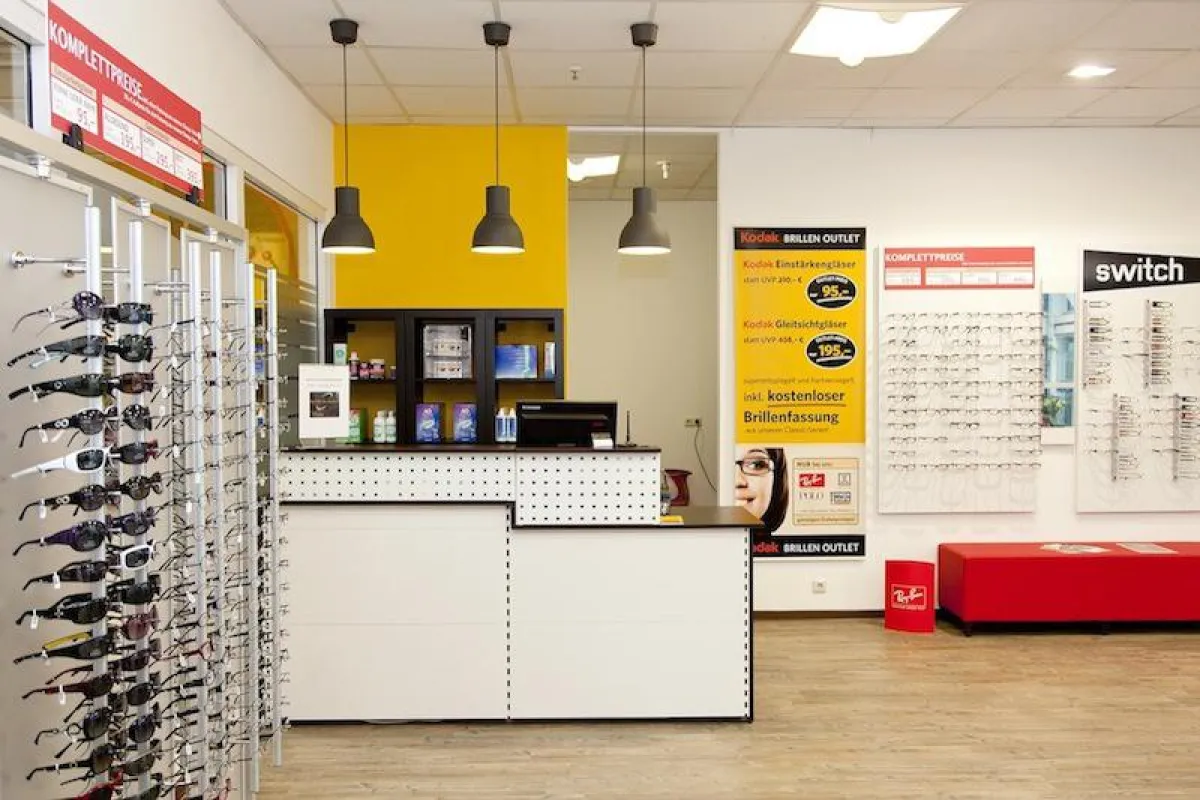 Das Kodak-Brillen-Outlet in Mönchengladbach.