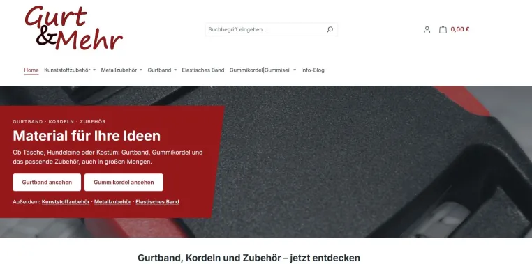 Bild: Gurt & Mehr startet neuen Onlineshop