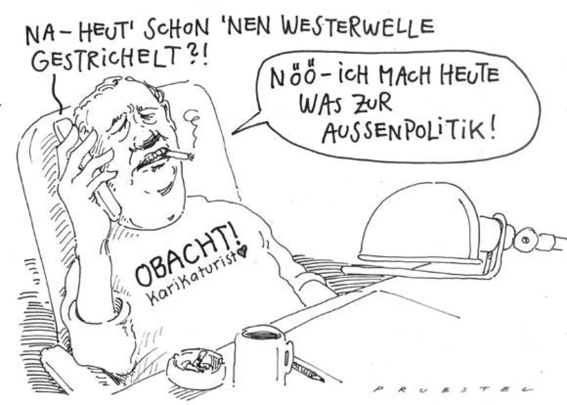 Tagescartoon von Andreas Prüstel - (c) alle Rechte beim Künstler - Nachdruck honorarpflichtig