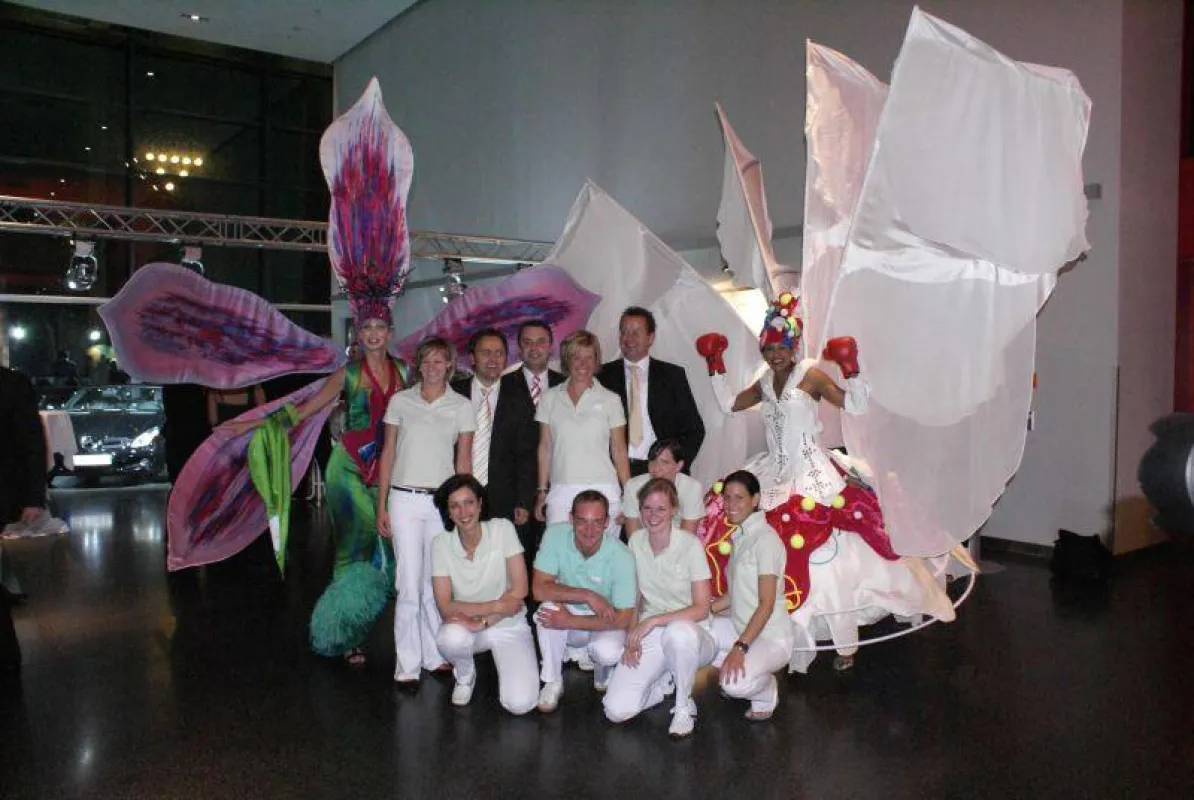 oncue healthcare Team auf dem Ball der Wirtschaft in Mainz