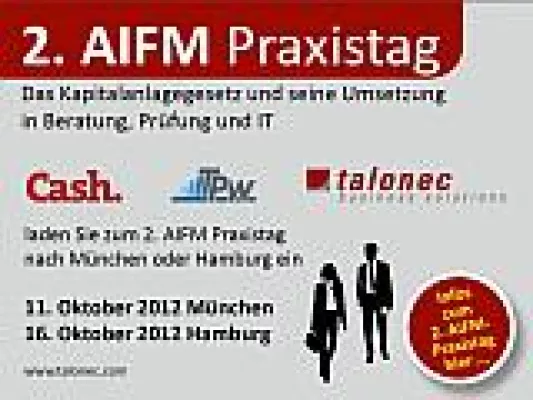 Bild: 2. AIFM Praxistag für Initiatoren, Treuhänder und Privatbanken