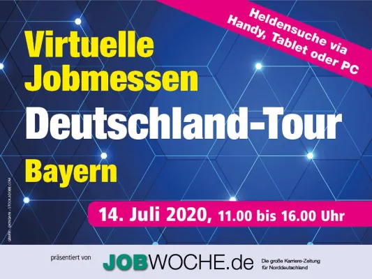 Bild: Vom Sofa zum Traumjob | 14.7. - Virtuelle Jobmesse für Bayern (München/Nürnberg)