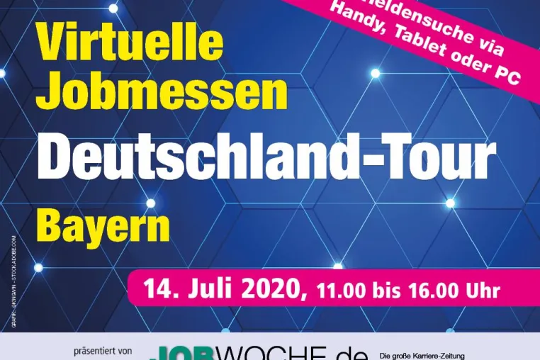 Bild: Vom Sofa zum Traumjob | 14.7. - Virtuelle Jobmesse für Bayern (München/Nürnberg)