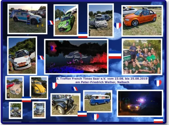 Die 3. Auflage des Wochenendtreffens von Liebhabern französischer Fahrzeuge Bild: Die 3. Auflage des Wochenendtreffens von Liebhabern französischer Fahrzeuge