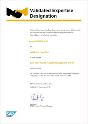 Bild: projekt0708 wird zum Validated Expertise Partner der SAP