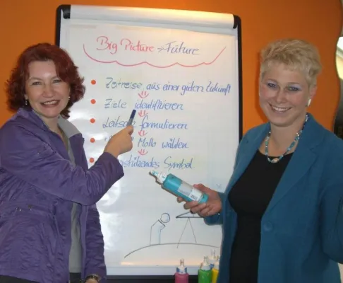 Bild: "Denken Sie doch mal bunt" - der Kreativworkshop ist wie Frühjahrsputz für die Seele