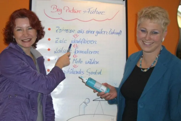 "Denken Sie doch mal bunt" - der Kreativworkshop ist wie Frühjahrsputz für die Seele Bild: "Denken Sie doch mal bunt" - der Kreativworkshop ist wie Frühjahrsputz für die Seele