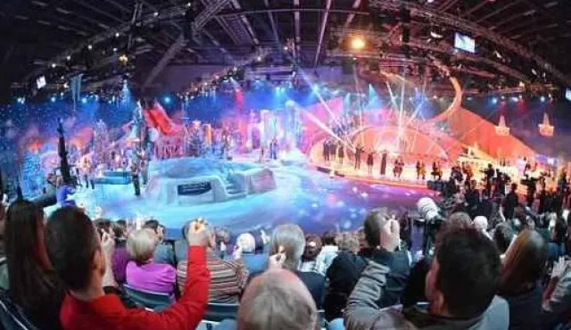 Bild: Mobile Schanze bei ARD Star-Skispringen 2013