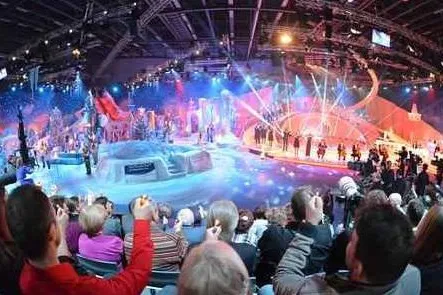 Bild: Mobile Schanze bei ARD Star-Skispringen 2013