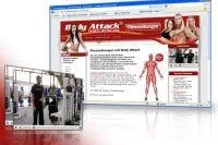 Neues Portal für Fitnessübungen von Body Attack Bild: Neues Portal für Fitnessübungen von Body Attack