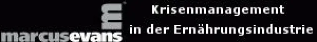 Bild: Fachkonferenz zum Thema Krisenmanagement in der Ernährungsindustrie (& Handel) in Köln