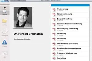 Bild: nextevolution informiert auf dem SAP HCM Kongress 2011 zum Thema Digitale Personalakte