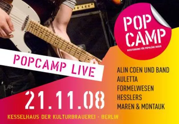 Bild: PopCamp Bands live in Berlin