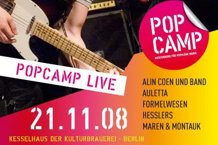 Bild: PopCamp Bands live in Berlin