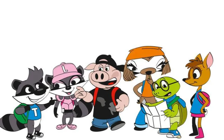 Bild: „DIE RAKUNS“ erweitern ihren Radius – erfolgreiches Präventionsprogramm geht in die nächste Runde