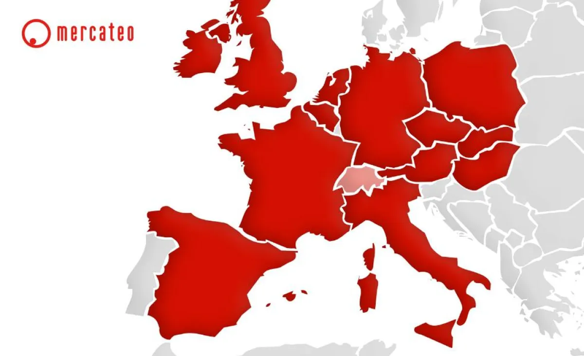 Mercateo vernetzt Unternehmen in 14 Ländern Europas.