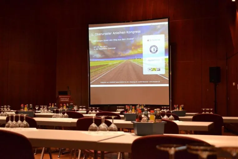 Bild: 1. Oberurseler Anleihen Kongress, erfolgreiche Auftaktveranstaltung