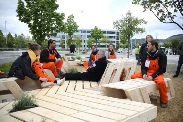 Bild: Grüner Ort für rote Liste: Architekturfestival schafft ein Paradies für bedrohte Tiere