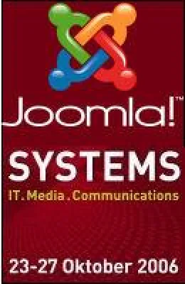 Bild: Systems 2006: Joomla! Projekt präsentiert Version 1.5 im .org Pavillion