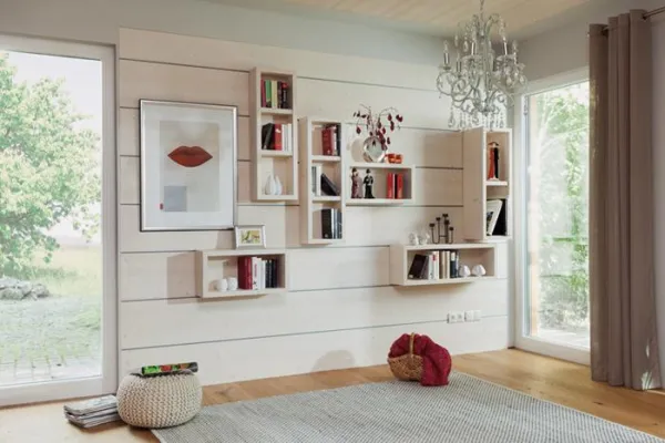 Bild: Gesundes Wohnfühlen: Individuelle Wandverkleidungen aus Massivholz!