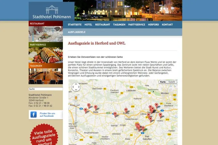 Stadthotel Pohlmann bietet umfangreichen Service für Touristen in OWL Bild: Stadthotel Pohlmann bietet umfangreichen Service für Touristen in OWL