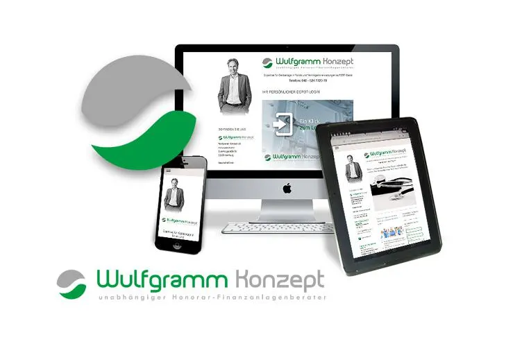 Bild: Unabhängige Honorar Finanzanlagenberatung für Ärzte | Wulfgramm Konzept, Hamburg, launcht Website