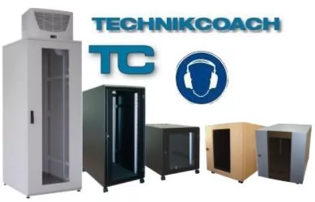 Bild: Akustikschrank als Serverschrank mit Klimasystem - Ersatz für den Technikraum